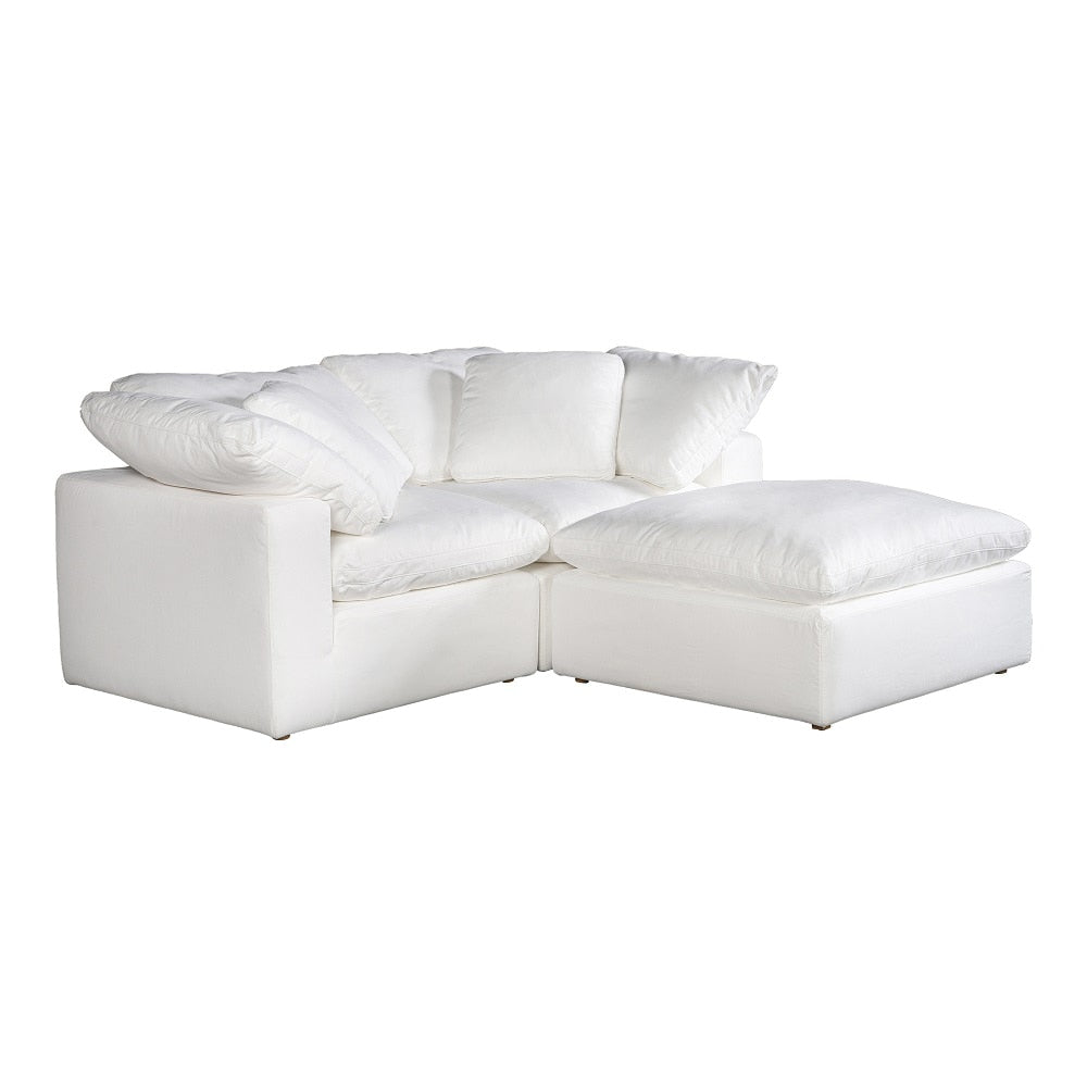 Moes Home - Clay Nook Modular Sectional Livesmart in Fabric Cream - YJ-1009-05 veiw 3
