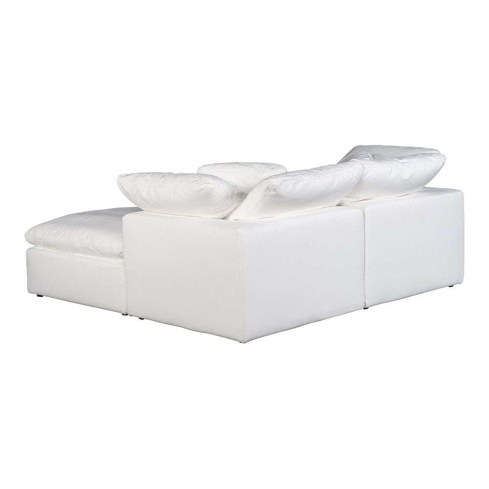 Moes Home - Clay Nook Modular Sectional Livesmart in Fabric Cream - YJ-1009-05 veiw 4