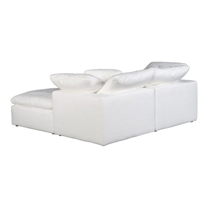 Moes Home - Clay Nook Modular Sectional Livesmart in Fabric Cream - YJ-1009-05 veiw 4