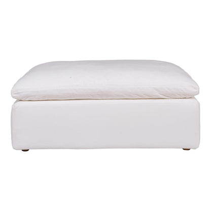 Moes Home - Clay Ottoman Livesmart Fabric Cream - YJ-1002-05 veiw 1
