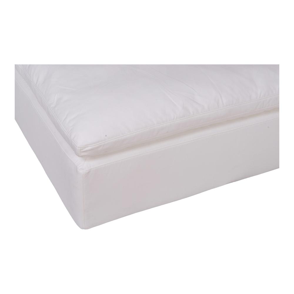Moes Home - Clay Ottoman Livesmart Fabric Cream - YJ-1002-05 veiw 3