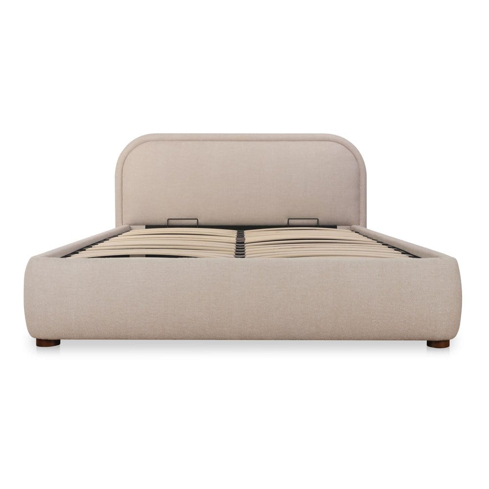 Moes Home - Colin King Storage Bed Light Brown - RN-1166-21-0 view 3
