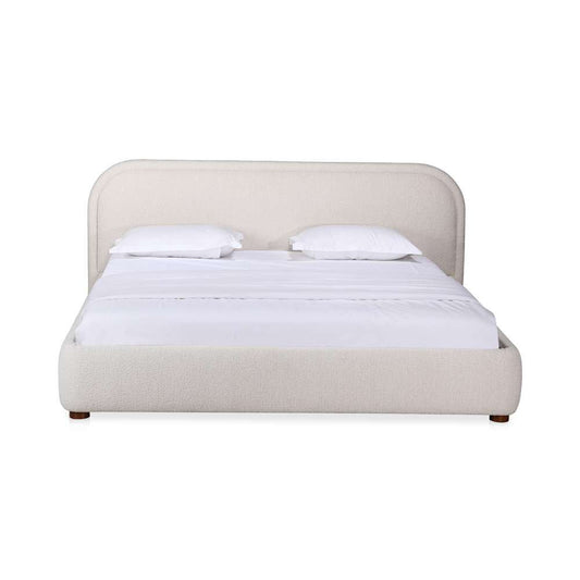 Moes Home  -  Colin Queen Bed in Beige  - RN-1146-34-0 veiw 1