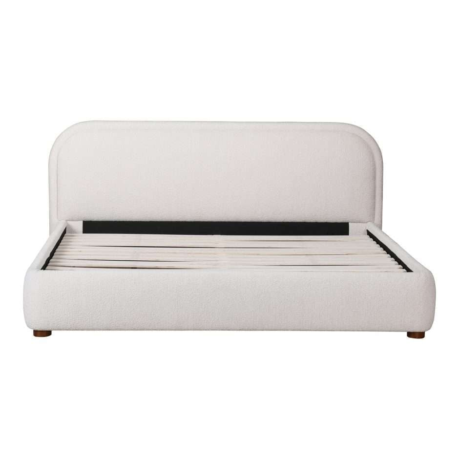 Moes Home  -  Colin Queen Bed in Beige  - RN-1146-34-0 veiw 2