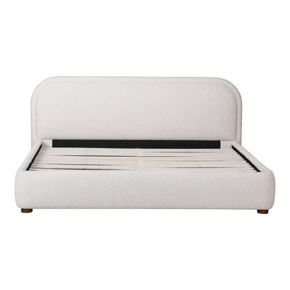 Moes Home  -  Colin Queen Bed in Beige  - RN-1146-34-0 veiw 2