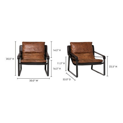Moes Home - Connor Club Chair - Brown - PK-1044-14 veiw 8