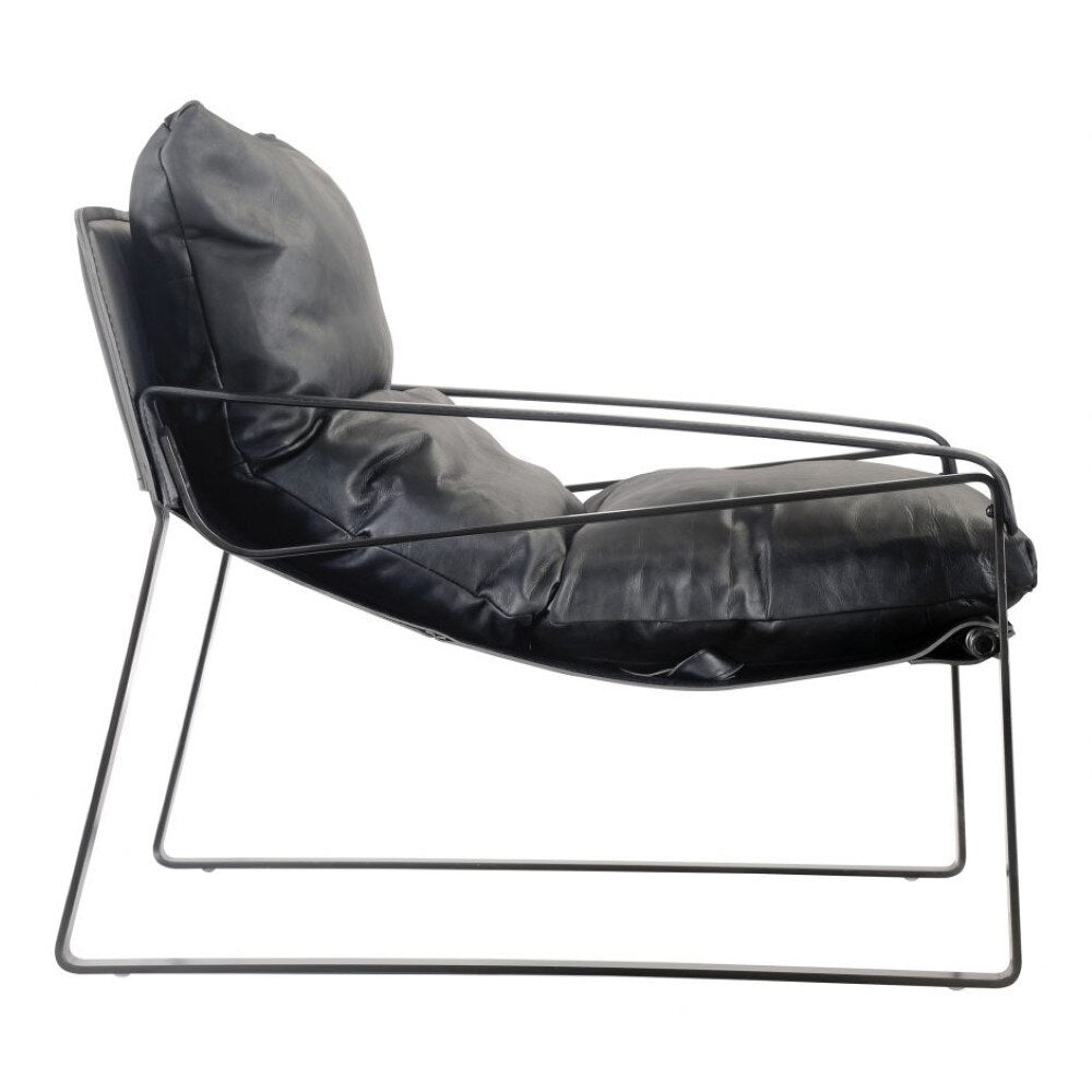 Moes Home - Connor Club Chair in Black - PK-1044-02 veiw 3