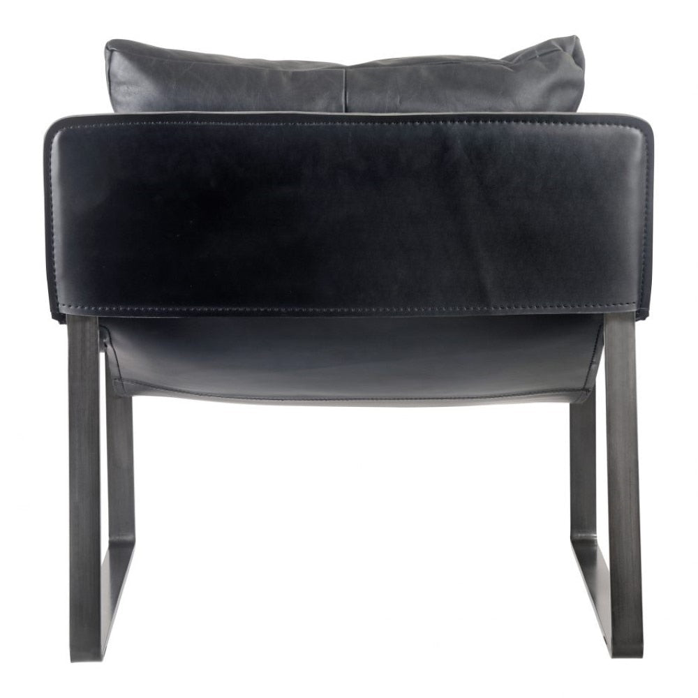 Moes Home - Connor Club Chair in Black - PK-1044-02 veiw 4