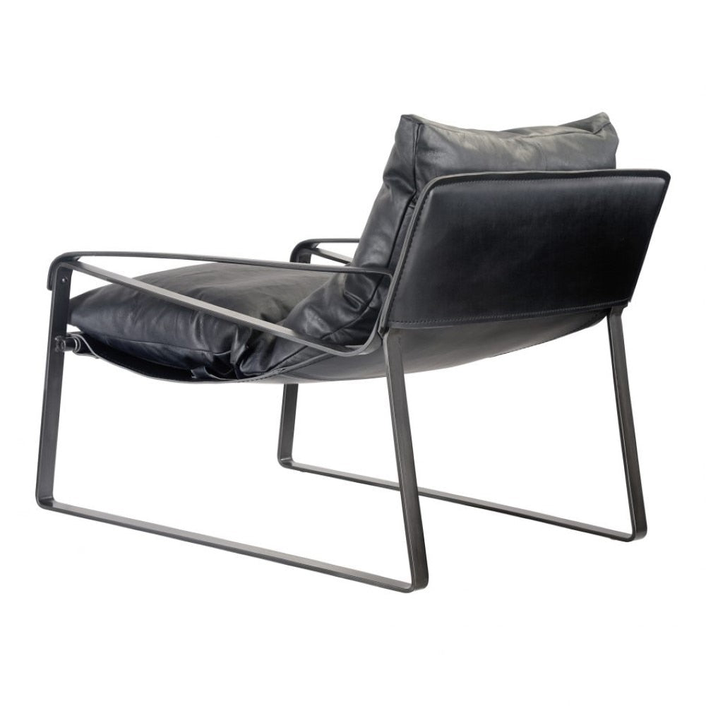 Moes Home - Connor Club Chair in Black - PK-1044-02 veiw 5
