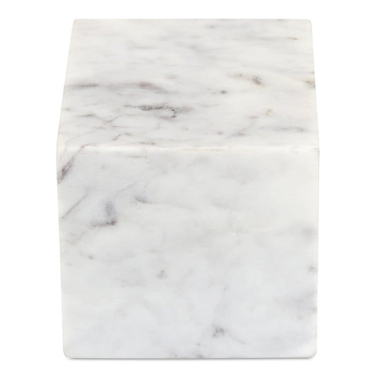 Moes Home - Cora Cube Tabletop Accent Banswara Purple White Marble - GZ-1172-18 view 1