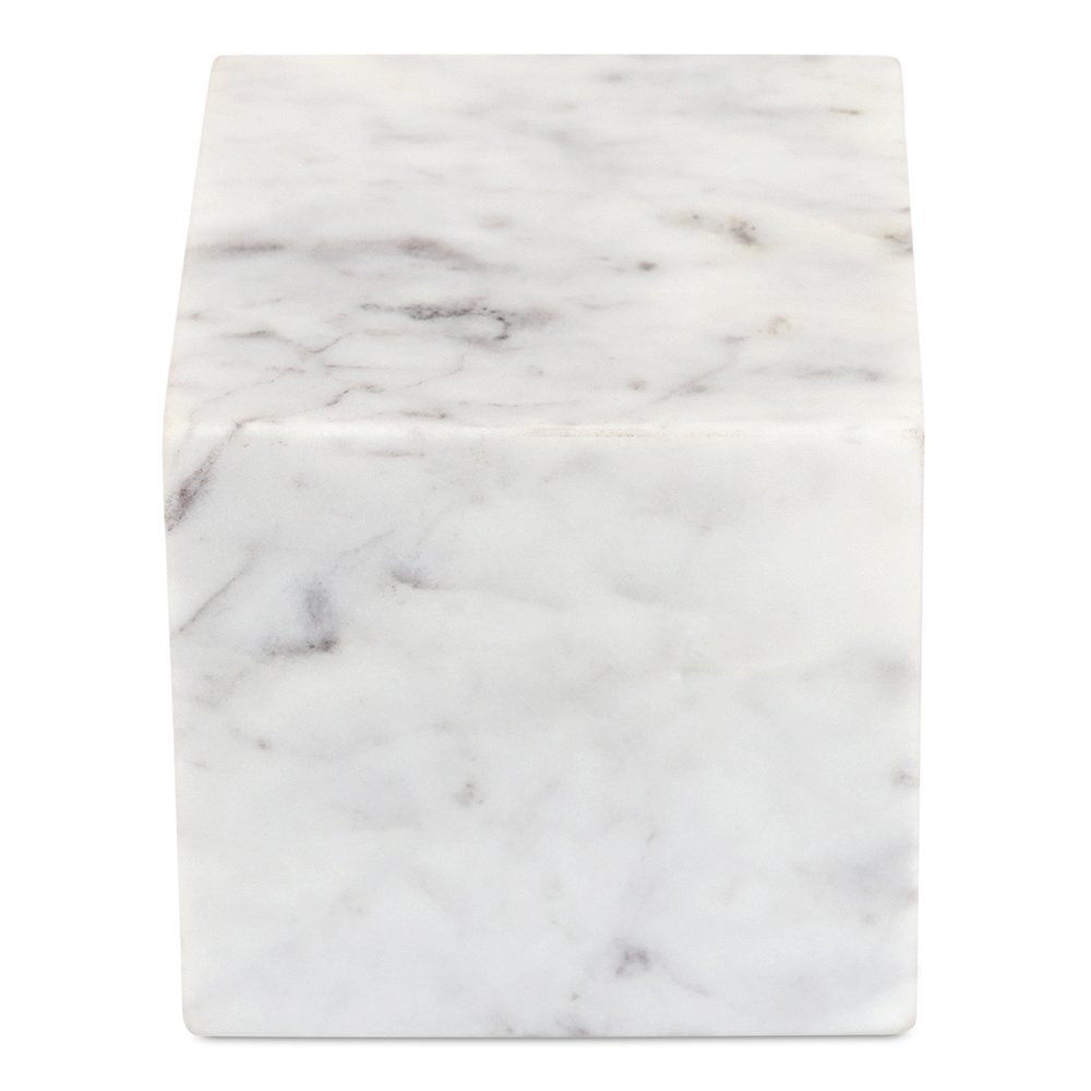 Moes Home - Cora Cube Tabletop Accent Banswara Purple White Marble - GZ-1172-18 view 2
