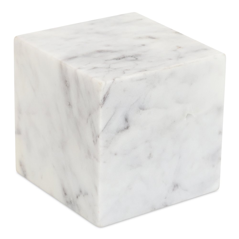 Moes Home - Cora Cube Tabletop Accent Banswara Purple White Marble - GZ-1172-18 view 3