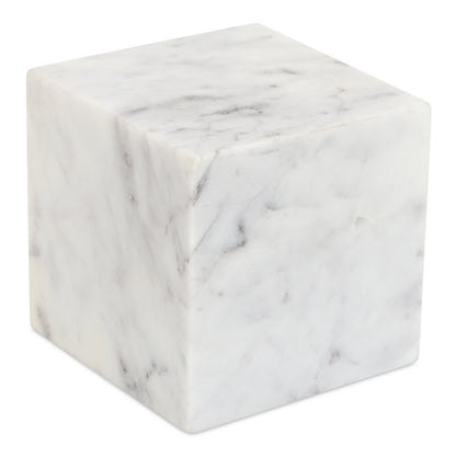 Moes Home - Cora Cube Tabletop Accent Banswara Purple White Marble - GZ-1172-18 view 3