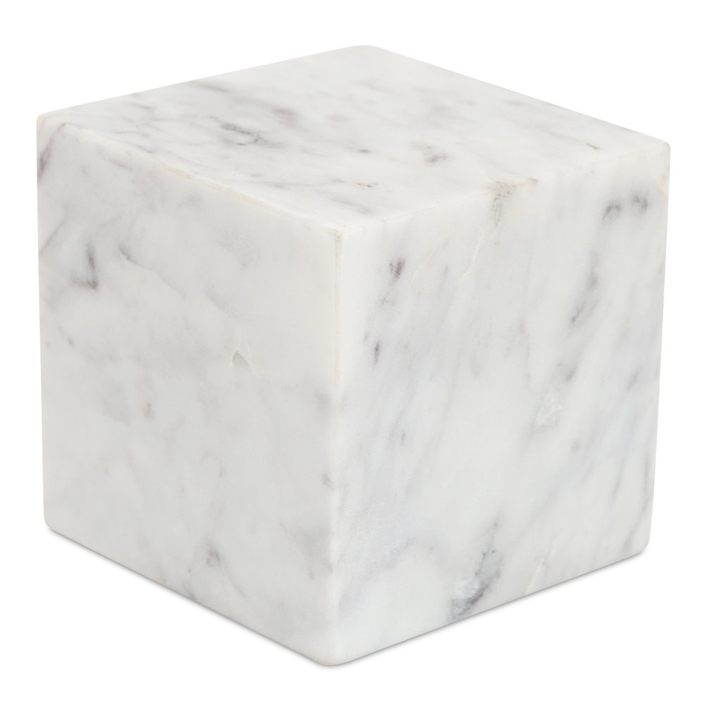 Moes Home - Cora Cube Tabletop Accent Banswara Purple White Marble - GZ-1172-18 view 4