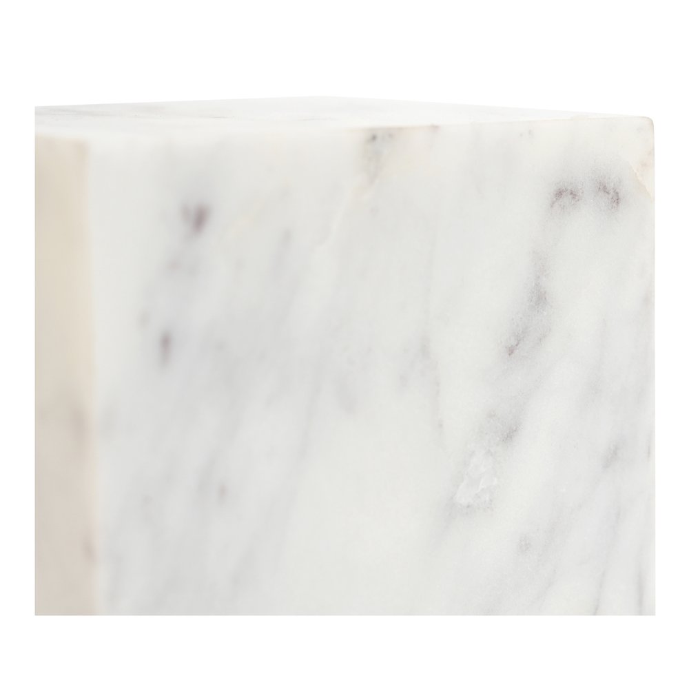 Moes Home - Cora Cube Tabletop Accent Banswara Purple White Marble - GZ-1172-18 view 6