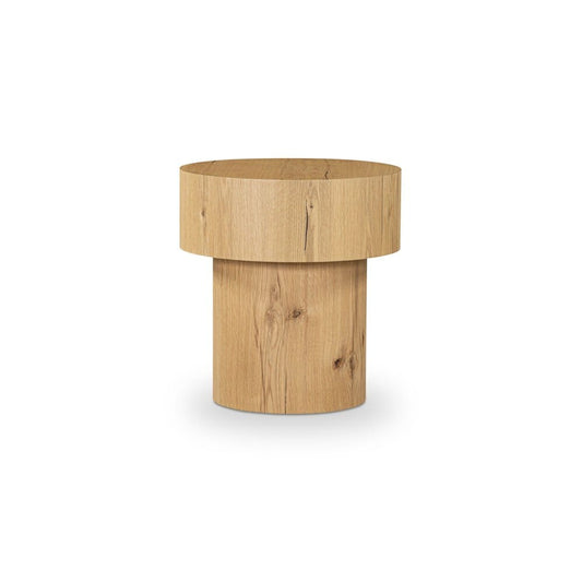 Moes Home - Corey Side Table Rustic Oak - FC-1025-24 view 1