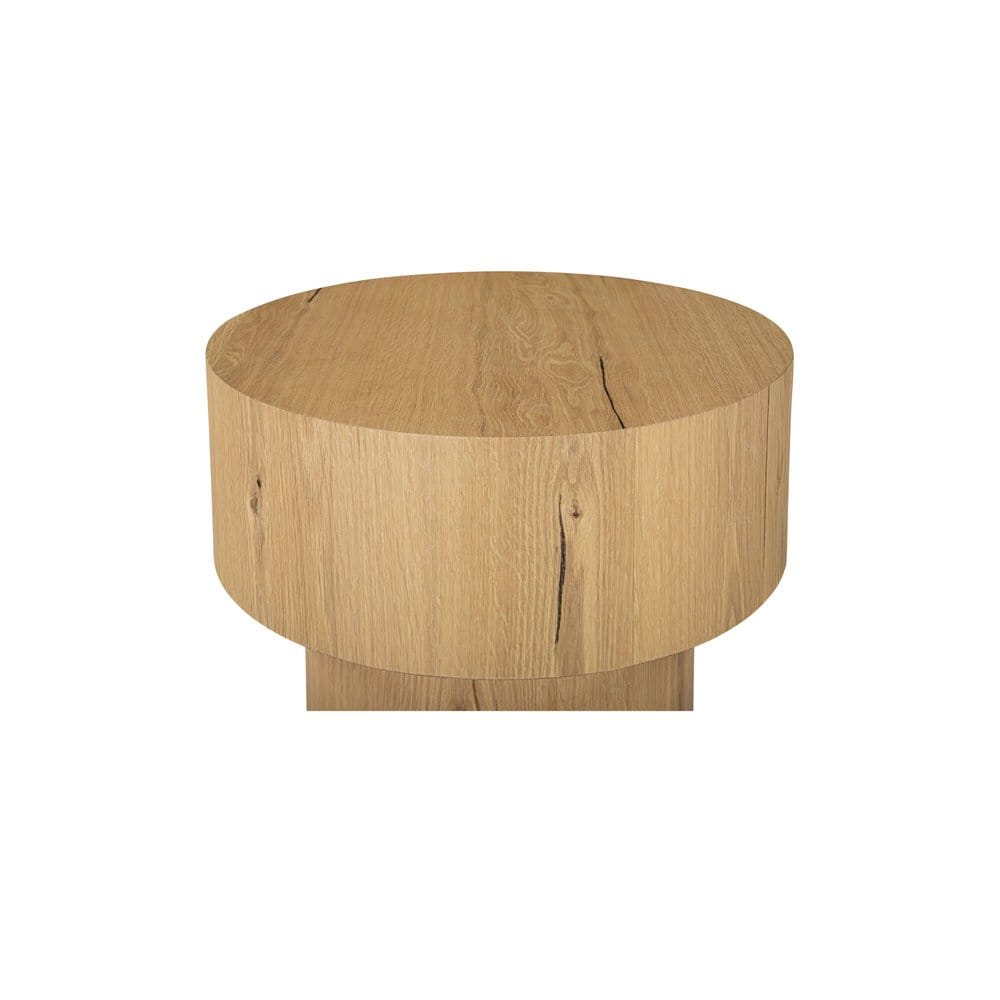 Moes Home - Corey Side Table Rustic Oak - FC-1025-24 view 3