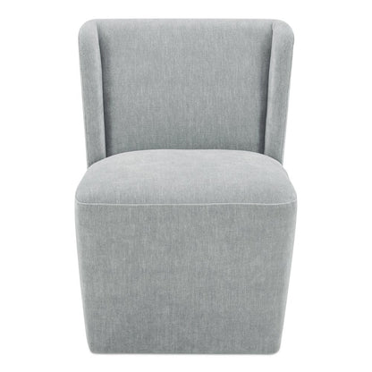 Moes Home - Cormac Rolling Dining Chair Slate Green - KQ-1035-16-USA view 1