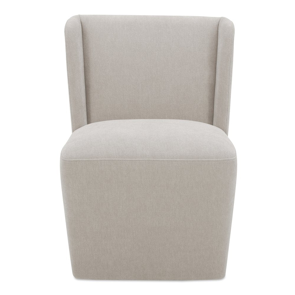 Moes Home - Cormac Rolling Dining Chair Warm Sand - KQ-1035-39-USA view 2