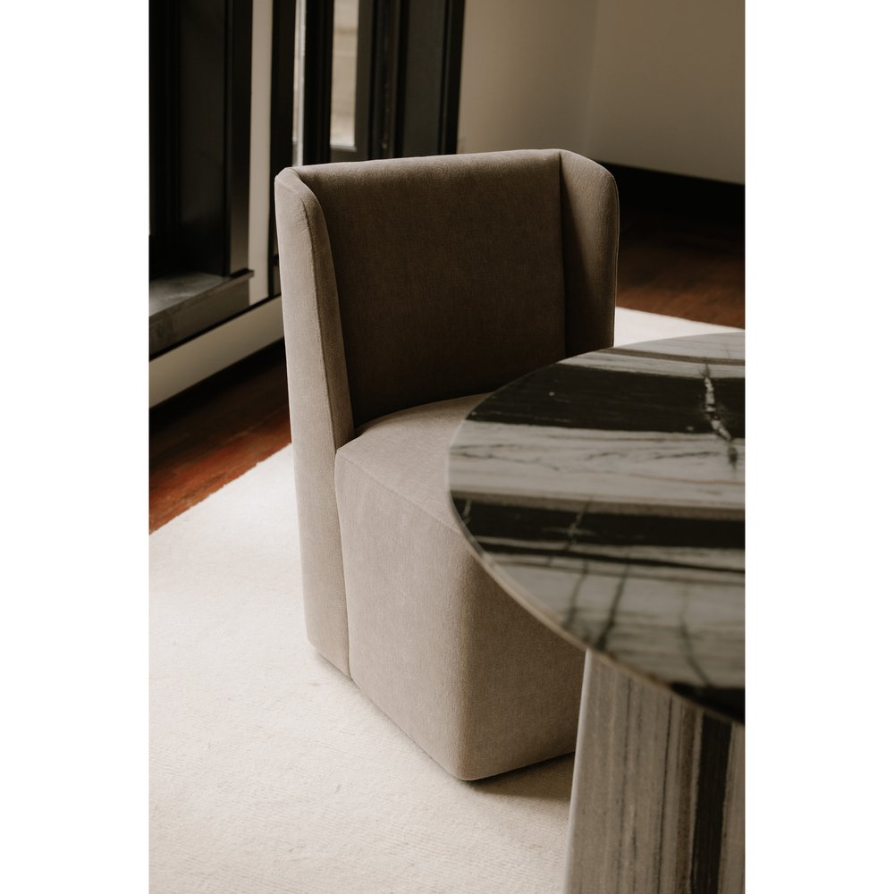 Moes Home - Cormac Rolling Dining Chair Warm Sand - KQ-1035-39-USA view 4