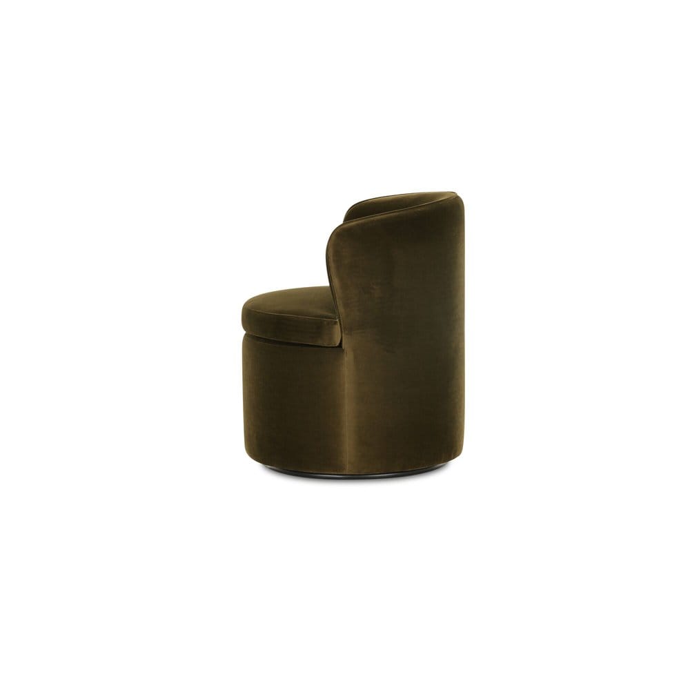 Moes Home - Dane Swivel Dining Chair Faux Green Mohair - OA-1074-16 view 4