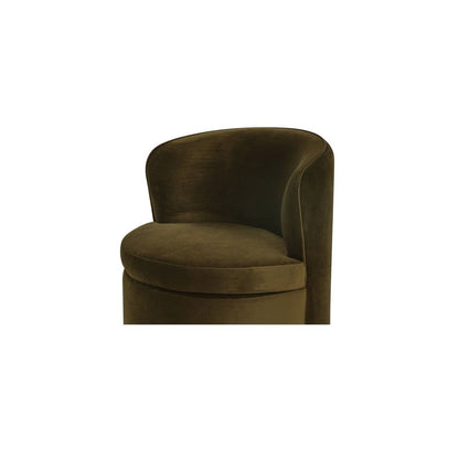 Moes Home - Dane Swivel Dining Chair Faux Green Mohair - OA-1074-16 view 7