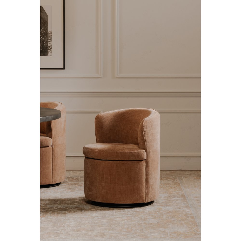 Moes Home - Dane Swivel Dining Chair Heritage Pink - OA-1074-33 view 9