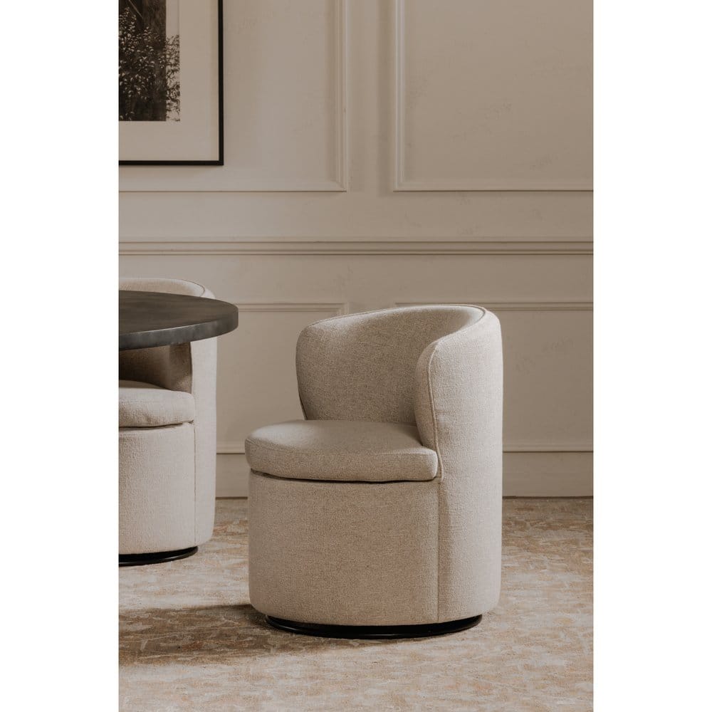 Moes Home - Dane Swivel Dining Chair Oatmeal - OA-1074-34 view 9