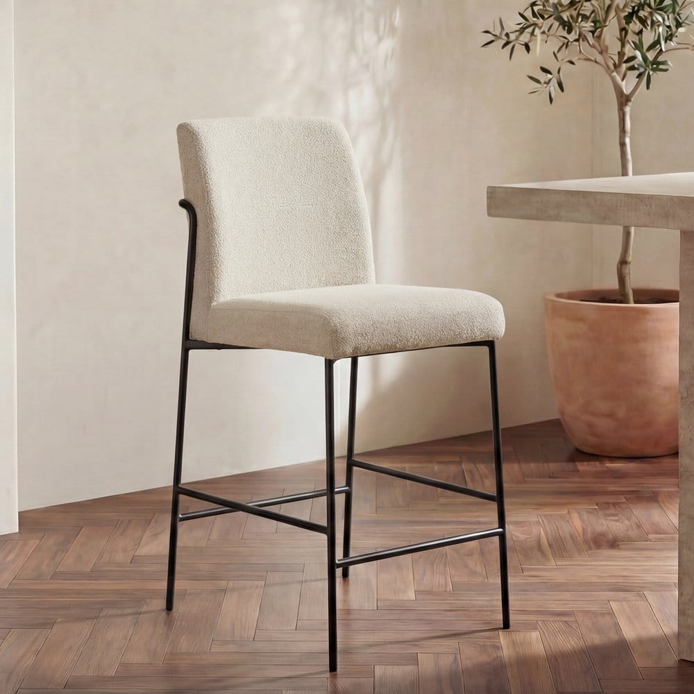 Moes Home - Danny Counter Stool Ivory - YM-1031-34 view 8