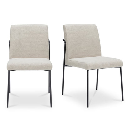 Moes Home - Danny Dining Chair Ivory Set of 2 - YM-1018-34 view 1