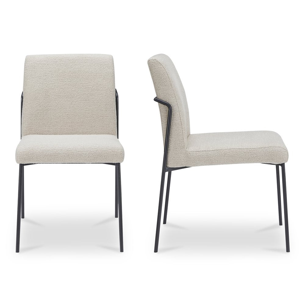 Moes Home - Danny Dining Chair Ivory Set of 2 - YM-1018-34 view 4