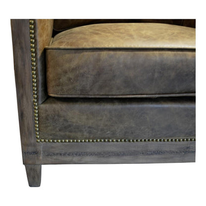Moes Home - Darlington Club Chair in Light Brown - PK-1030-03 veiw 2