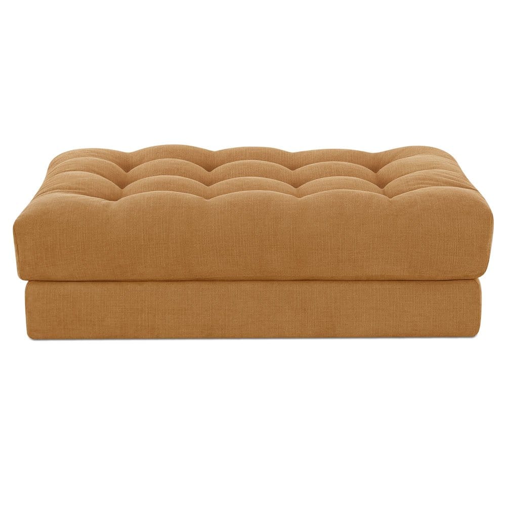 Moes Home - Davie Ottoman Golden Yellow - OA-1127-09 view 2