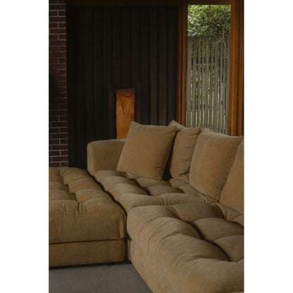 Moes Home - Davie Ottoman Golden Yellow - OA-1127-09 view 9
