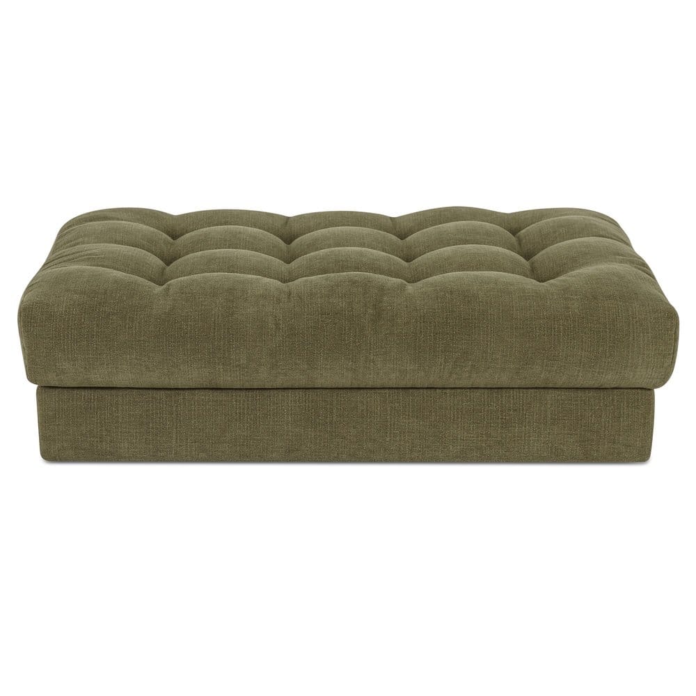 Moes Home - Davie Ottoman Olive - OA-1127-16 view 1