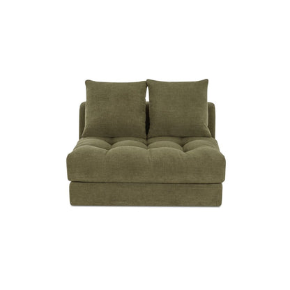Moes Home - Davie Slipper Chair Olive - OA-1126-16 view 1