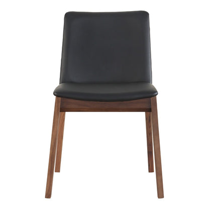 Moes Home - Deco Dining Chair in Black Pvc (Set of 2) - BC-1016-48 veiw 1