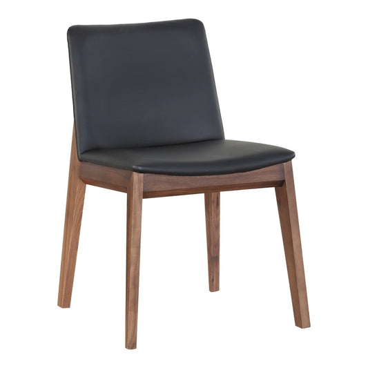 Moes Home - Deco Dining Chair in Black Pvc (Set of 2) - BC-1016-48 veiw 2