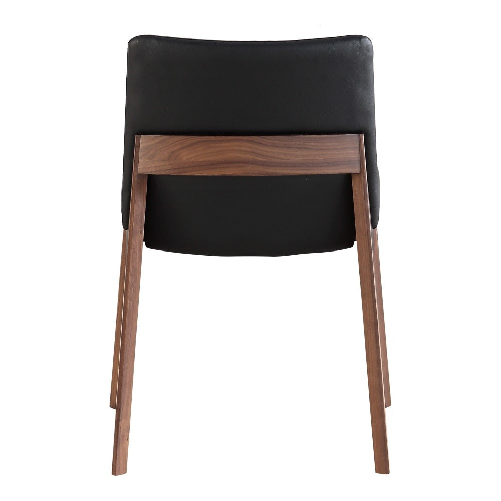 Moes Home - Deco Dining Chair in Black Pvc (Set of 2) - BC-1016-48 veiw 3