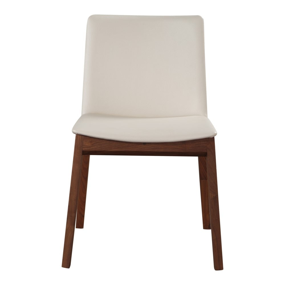 Moes Home - Deco Dining Chair in White Pvc (Set of 2) - BC-1016-05 veiw 1