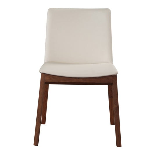 Moes Home - Deco Dining Chair in White Pvc (Set of 2) - BC-1016-05 veiw 1