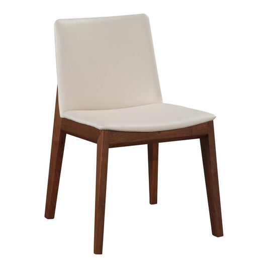 Moes Home - Deco Dining Chair in White Pvc (Set of 2) - BC-1016-05 veiw 2