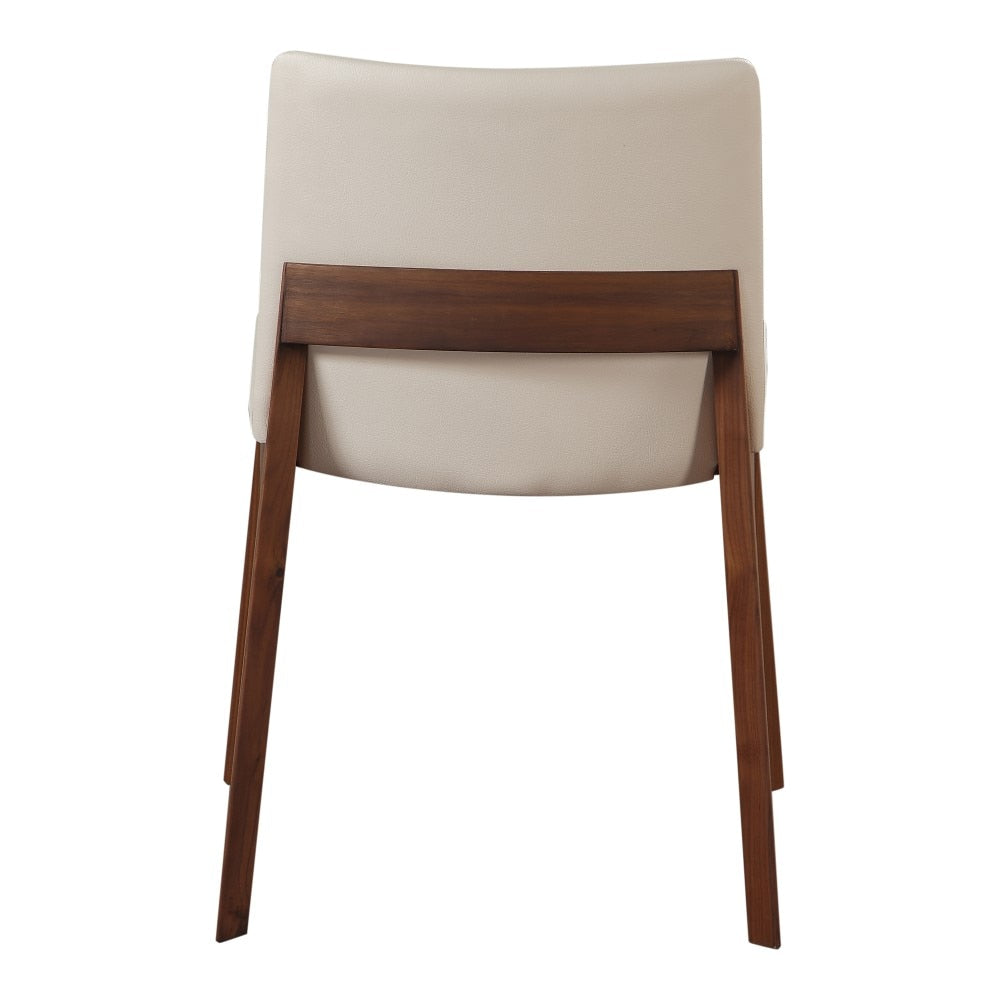 Moes Home - Deco Dining Chair in White Pvc (Set of 2) - BC-1016-05 veiw 3