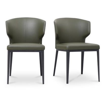 Moes Home - Delaney Dining Chair Dark Green-Set of 2 - EJ-1018-27 view 1