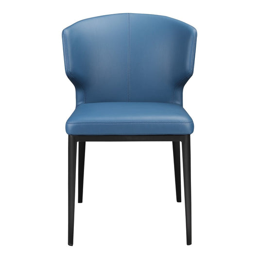 Moes Home - Delaney Side Chair Steel in Blue (Set of 2) - EJ-1018-28 veiw 1