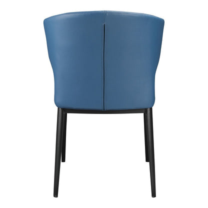 Moes Home - Delaney Side Chair Steel in Blue (Set of 2) - EJ-1018-28 veiw 3