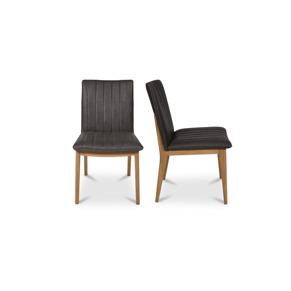 Moes Home - Demi Dining Chair Brown Leather-Set of 2 - GO-1028-03 view 4