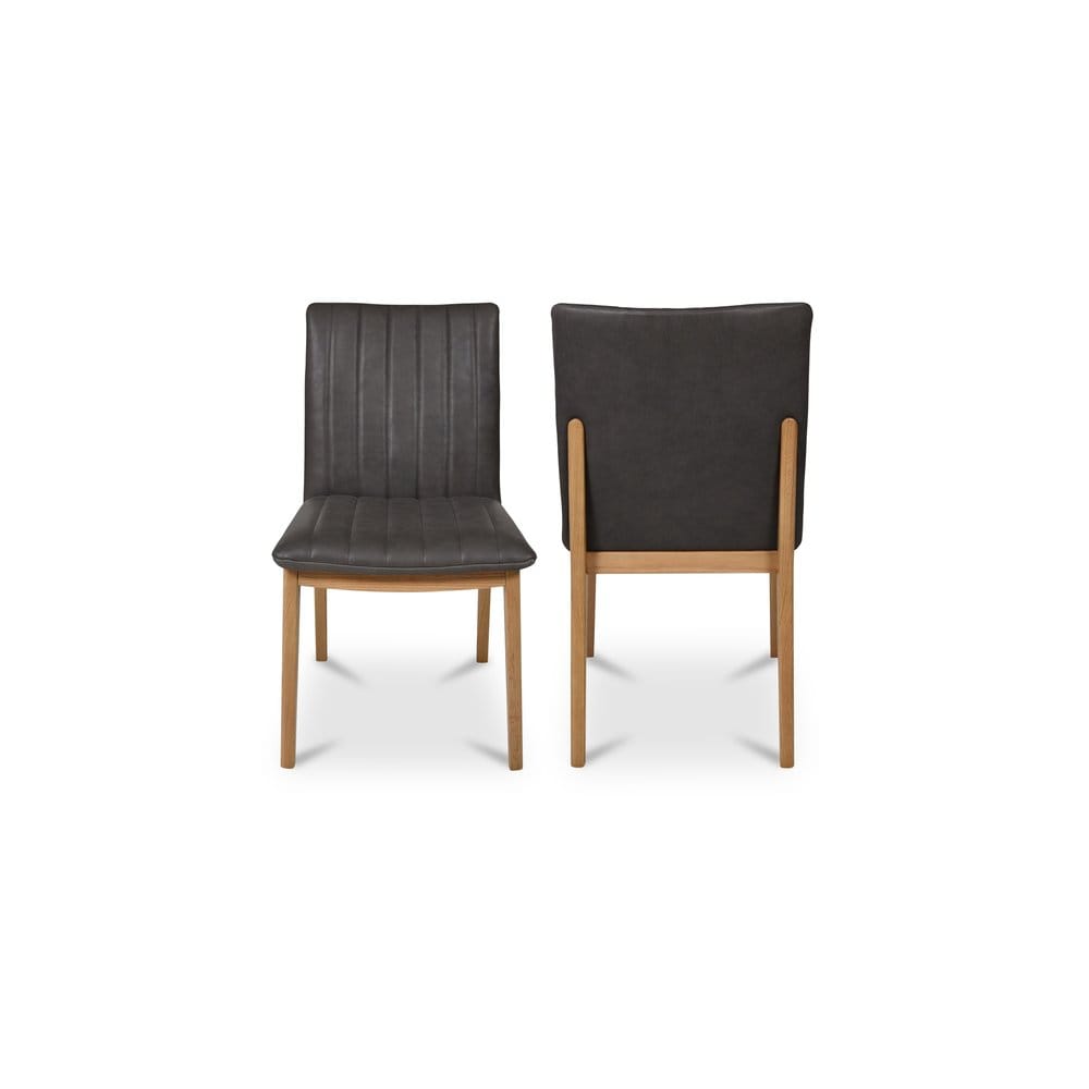 Moes Home - Demi Dining Chair Brown Leather-Set of 2 - GO-1028-03 view 7