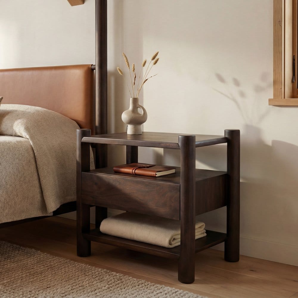 Moes Home - Devin Nightstand Brown - LX-1096-20 view 11