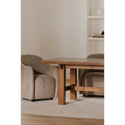 Moes Home - Drava Rolling Dining Chair Beige - OA-1034-34 view 11